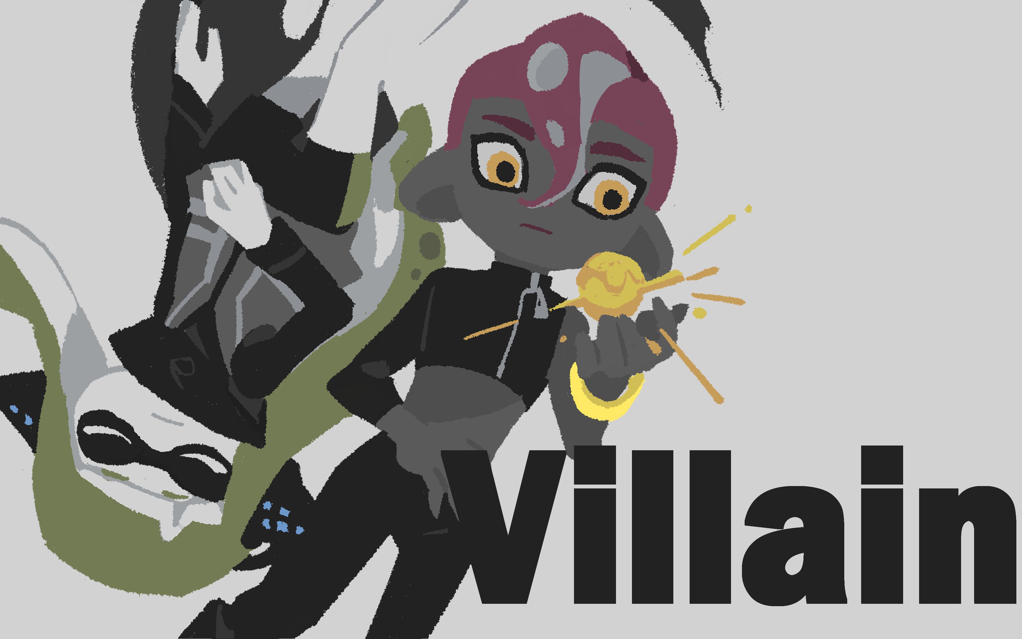 【splatoon/手书/特工383】villian-酒酿圆子tetsuko-手书-哔哩哔哩