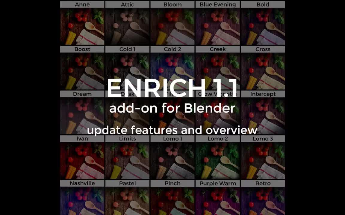 iBlender中文版插件Enrich 教程1.1 Blender 的 Enrich 附加功能Blender哔哩哔哩bilibili