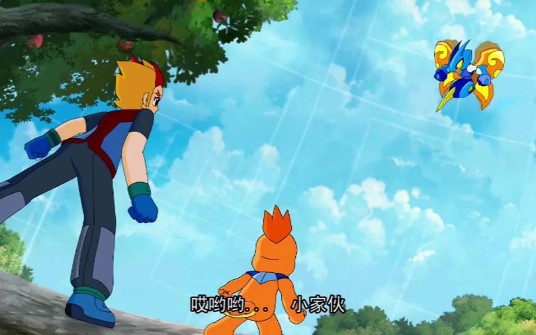 【童年回忆】晶码战士vs蜂蝶兽1