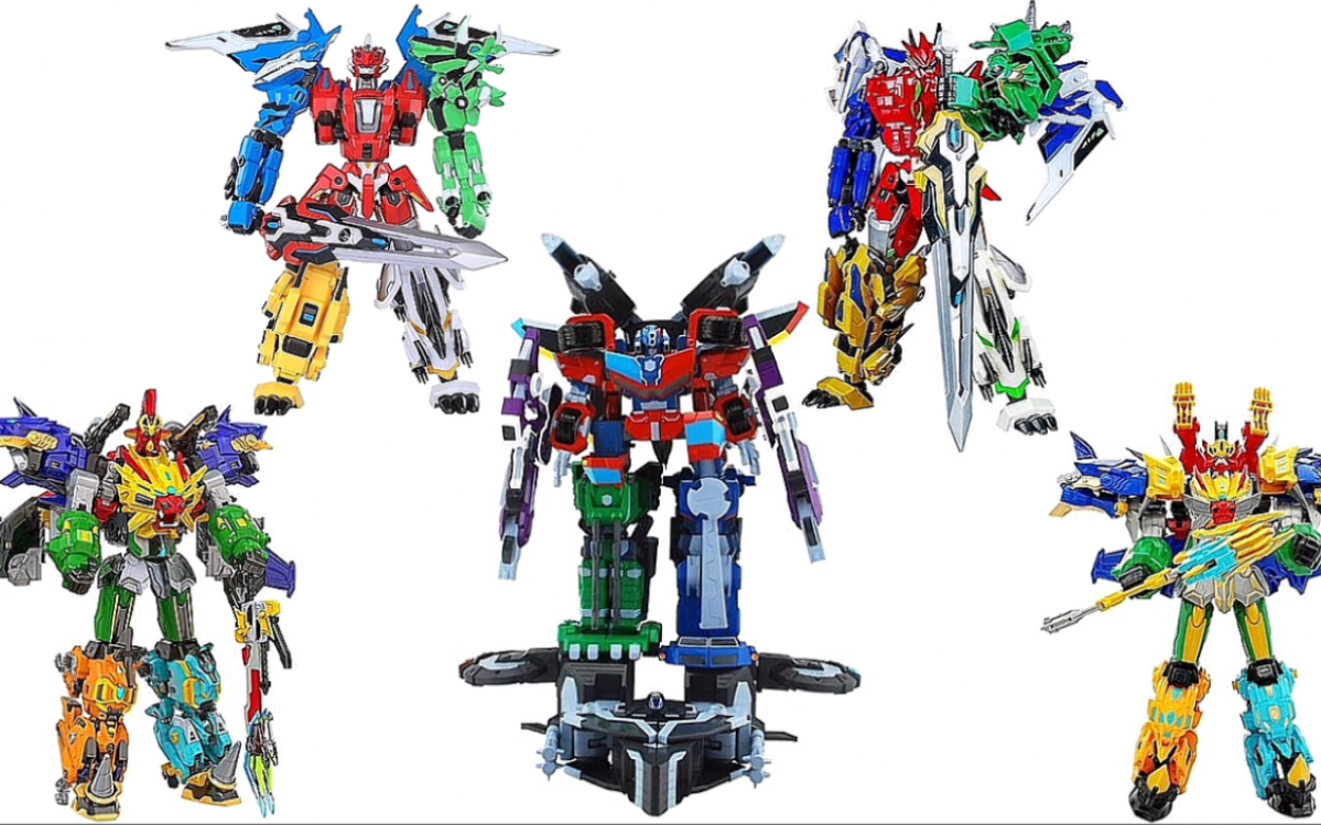 【盘点三代钢铁飞龙机甲终极合体】