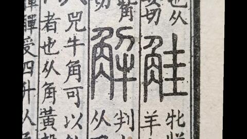 汉字 角 和 解 的来源 哔哩哔哩 汉字 角 和 解 的来源 哔哩哔哩