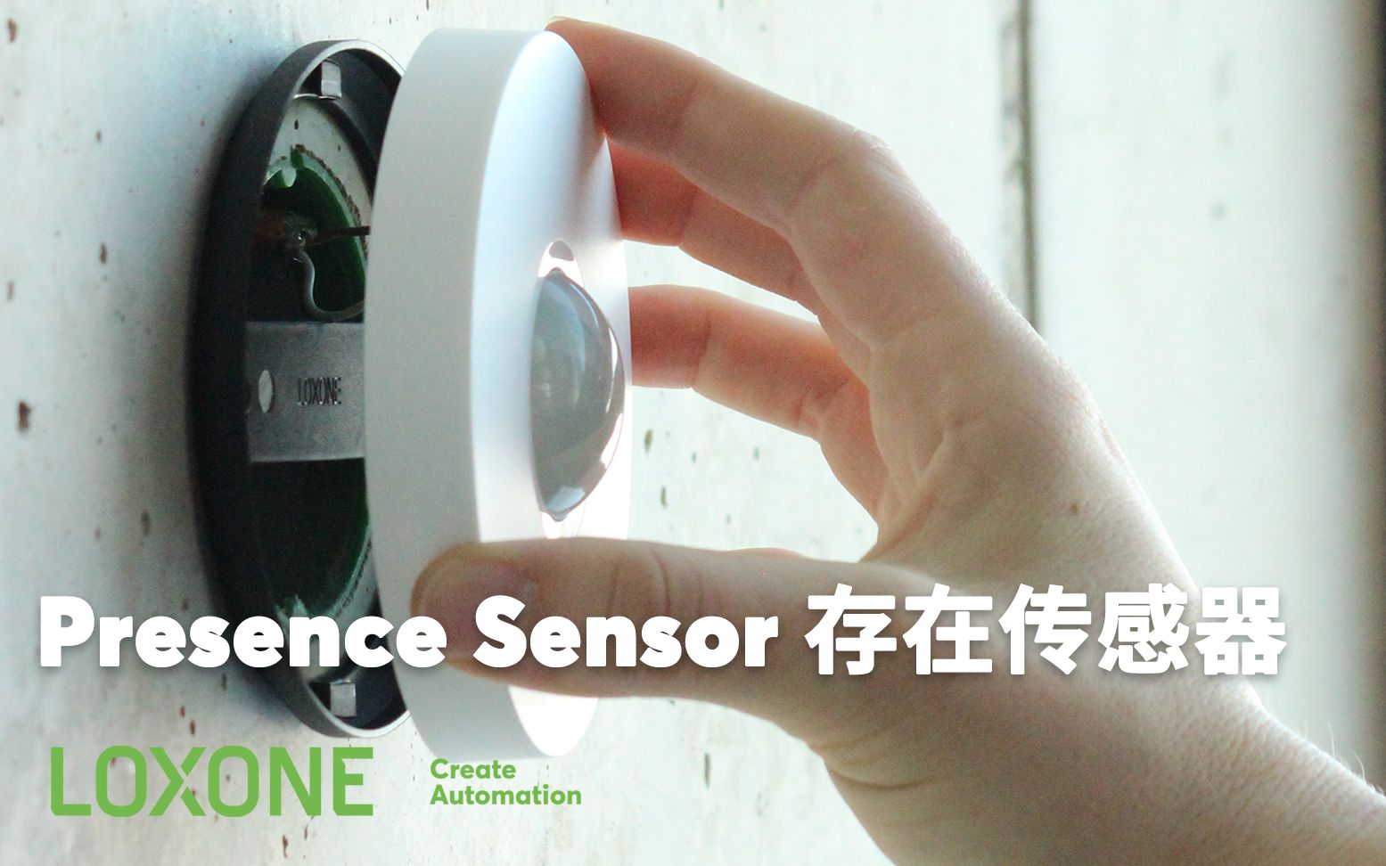 [图]LOXONE Presence Sensor 存在传感器 集成多种传感技术