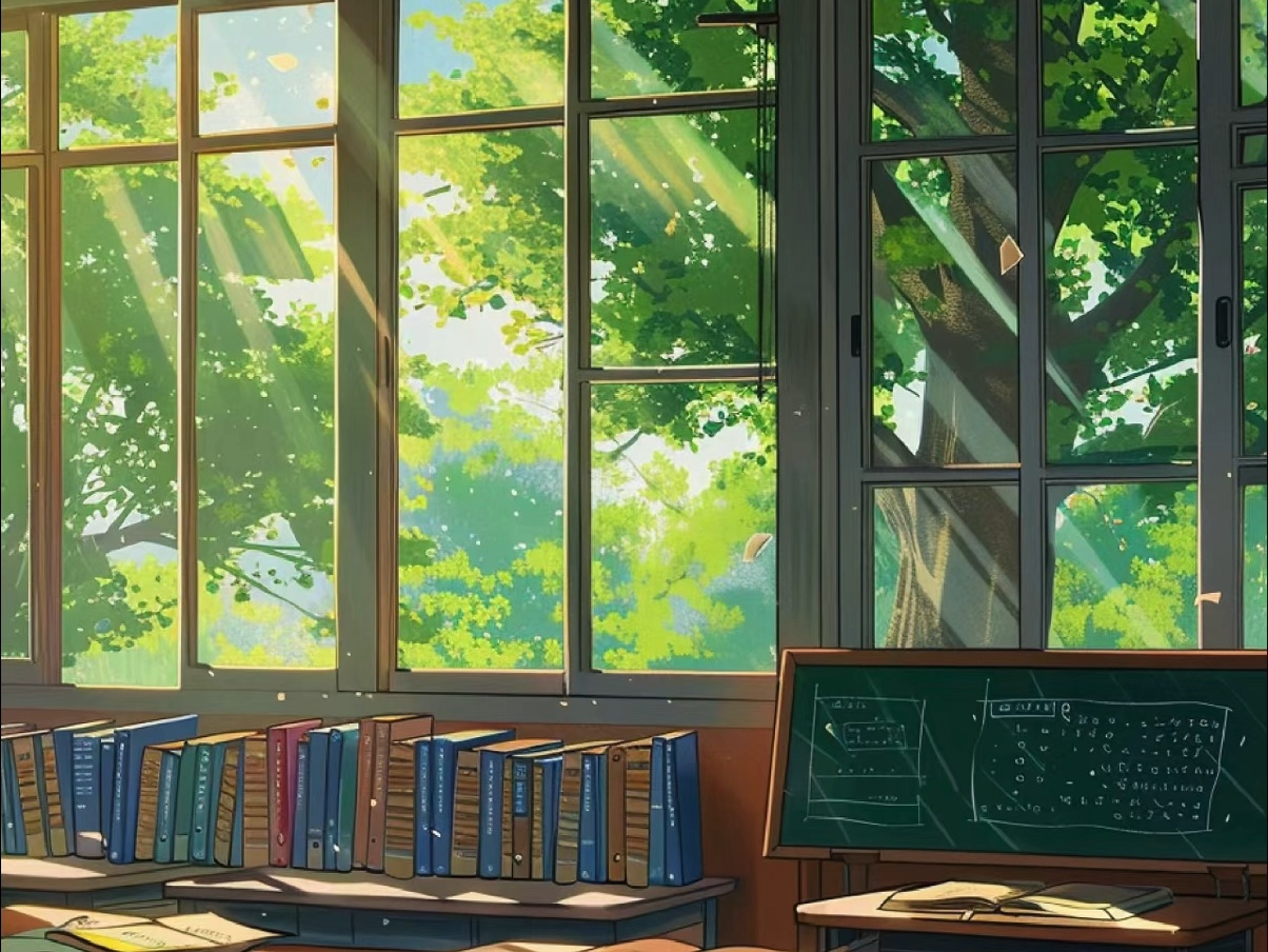 (白噪音)夏日的午后在教室安静自习(写字声,翻书声,防瞌睡)