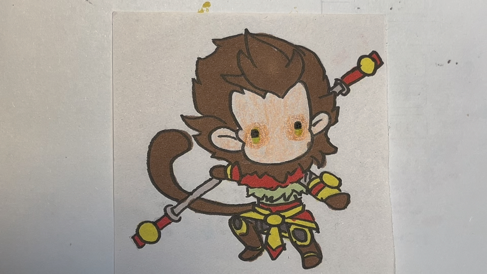 【写写画画】1065(英雄联盟)猴子