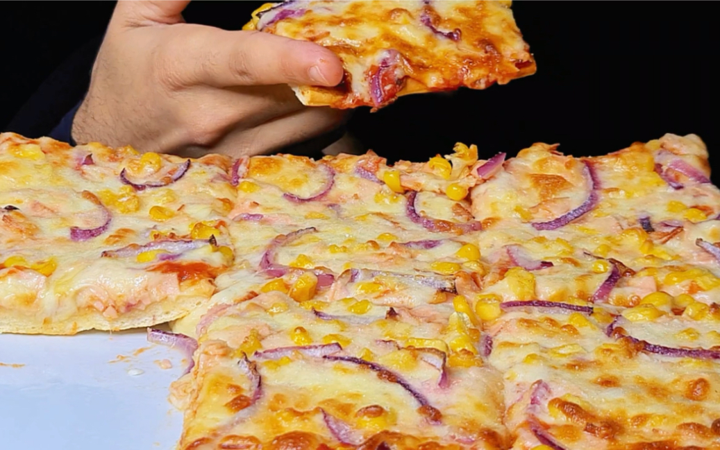 dan——芝士玉米火腿披萨