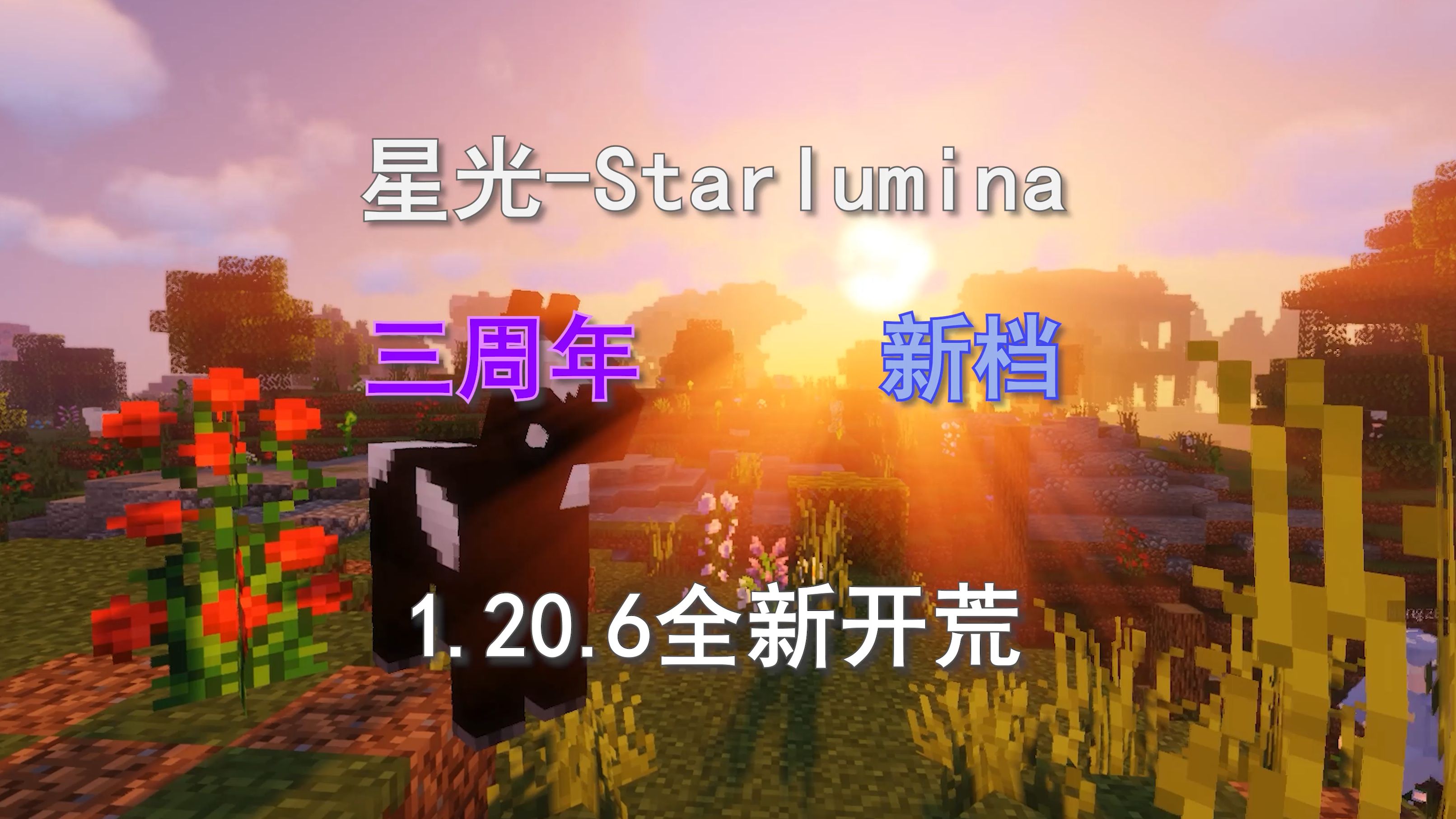 「星光」1.20.6 Minecraft服务器开荒了 支持正版离线 粘液科技我的世界