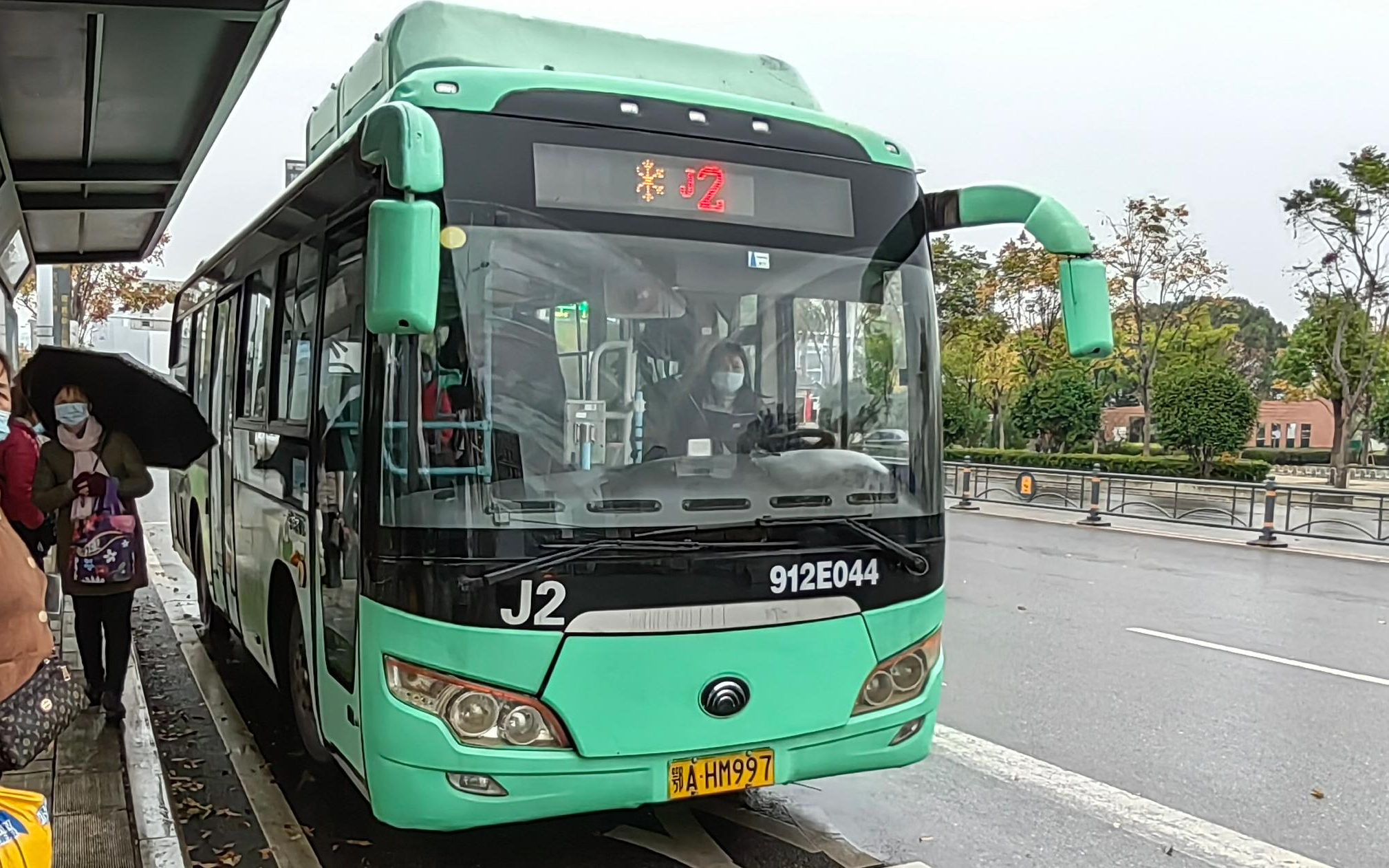 追忆岁月的 pov,从家开始!--武汉公交江夏j2路全程前方展望