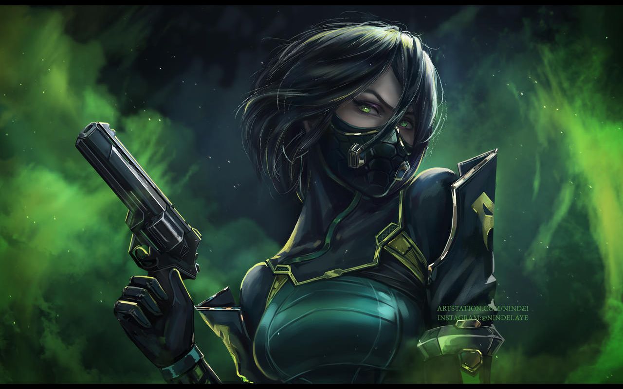 valorant狠狠地学2021年全地图最新viper毒液点位教学