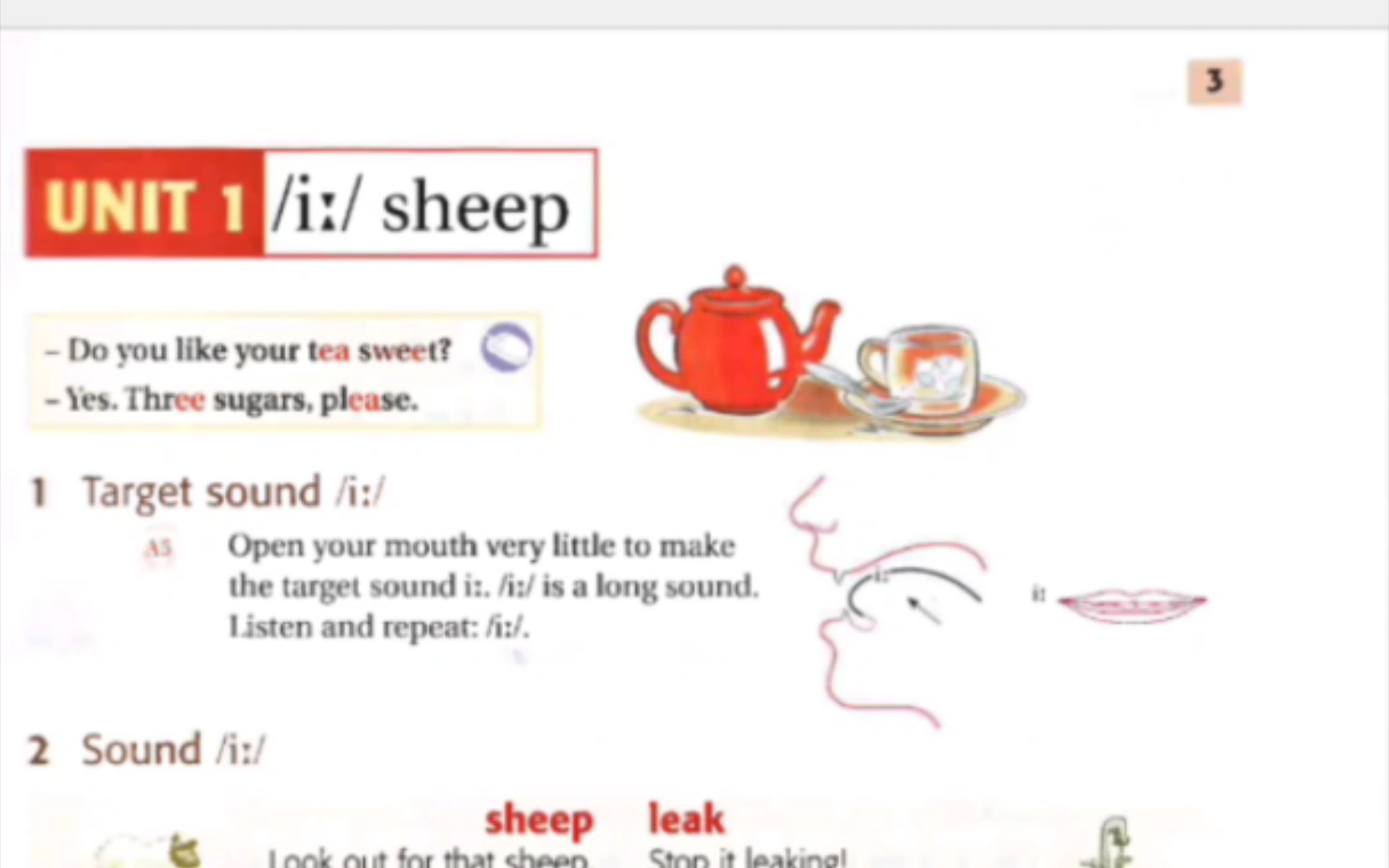 [图]英语语音练习｜ship or sheep｜unit 1-2