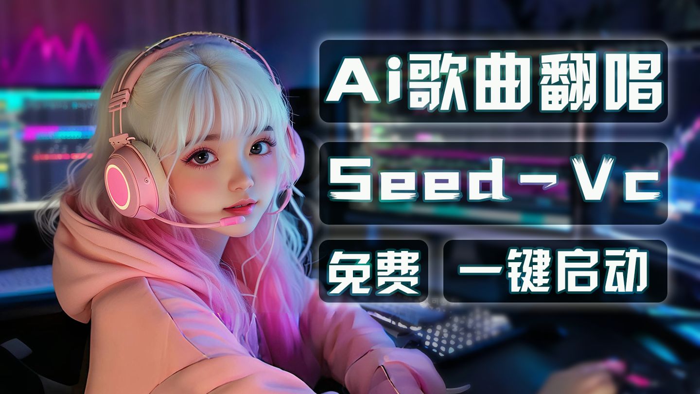 Ai翻唱软件seedvc无需训练模型,一段音频就可以克隆音色翻唱AI唱歌Ai变音翻唱哔哩哔哩bilibili