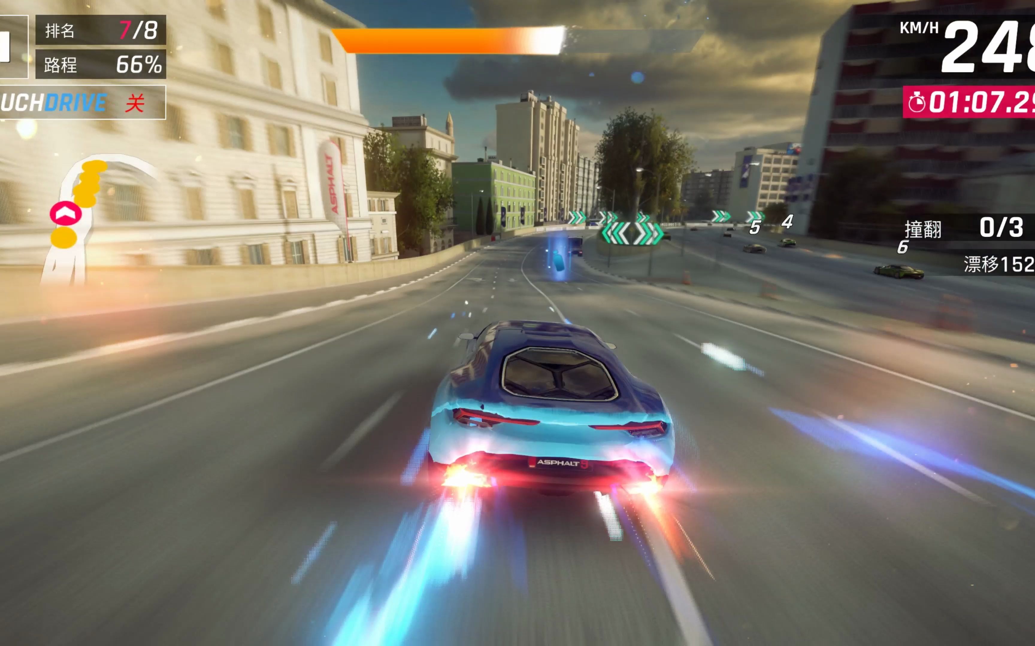 狂野飙车9开罗赛道城市烈焰线路兰博基尼asterion赛道狂飙