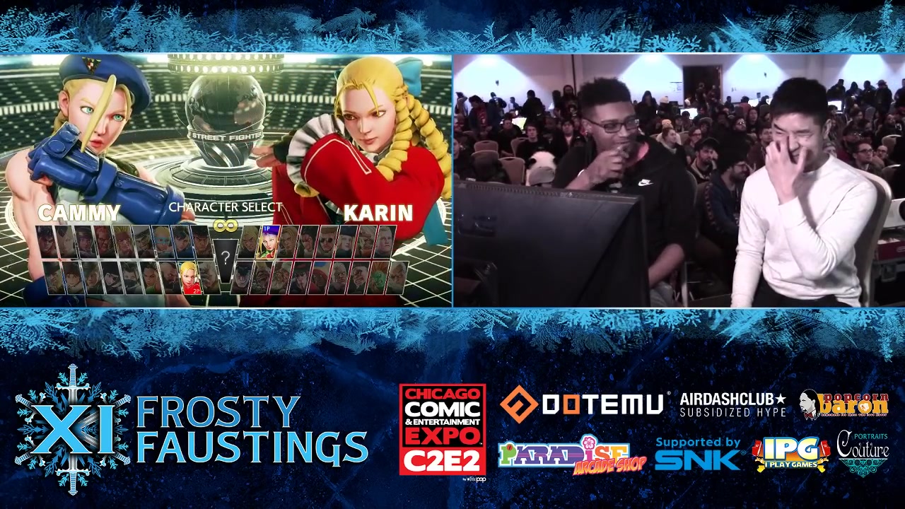 [图]Frosty Faustings Top 8 - Nuckledu (Cammy, Guile) vs Punk (Karin) - Street Fighte