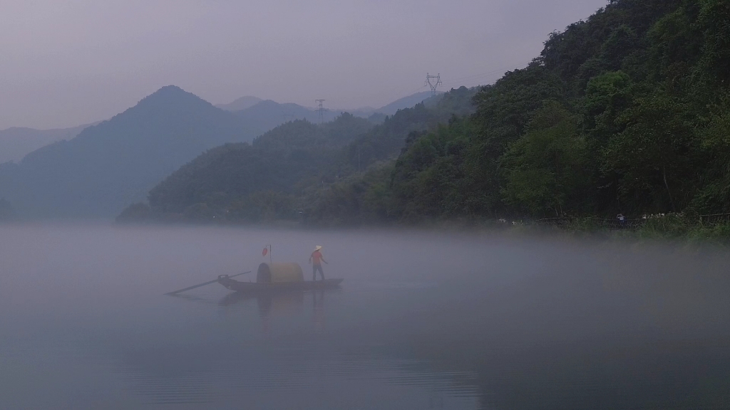 郴州网红东江湖、高椅岭,无人机差点炸机,风景很美,下次还要来哔哩哔哩bilibili