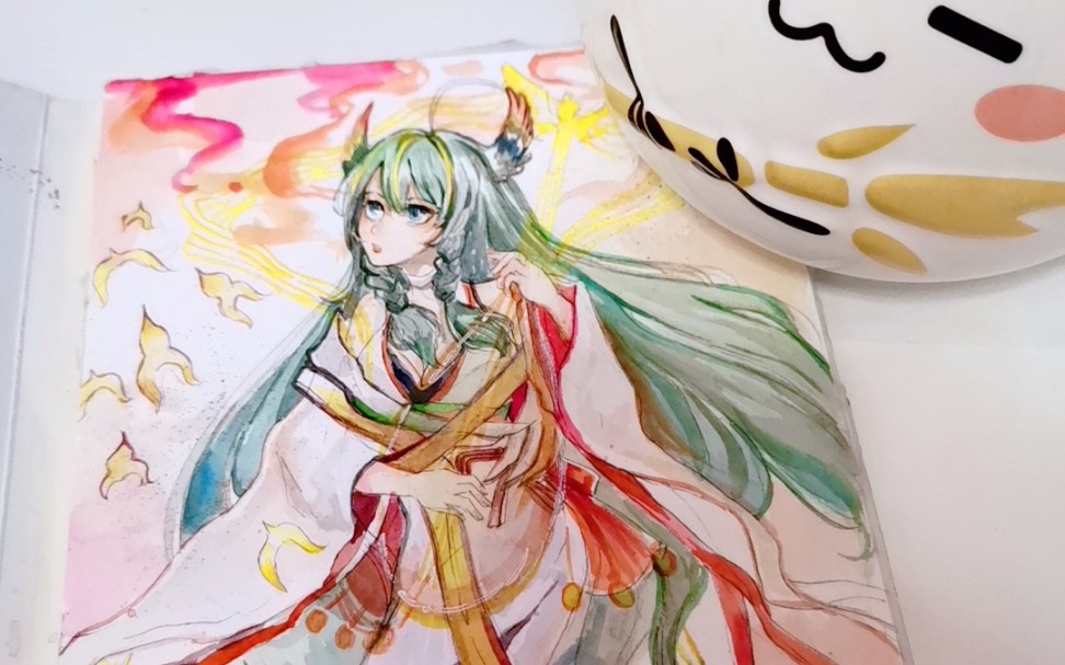 某萌新up企图妄想脱非入欧,竟手绘紧那罗!_哔哩哔哩_bilibili