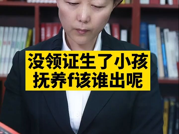 没领证生了小孩,抚养费该谁出呢?哔哩哔哩bilibili