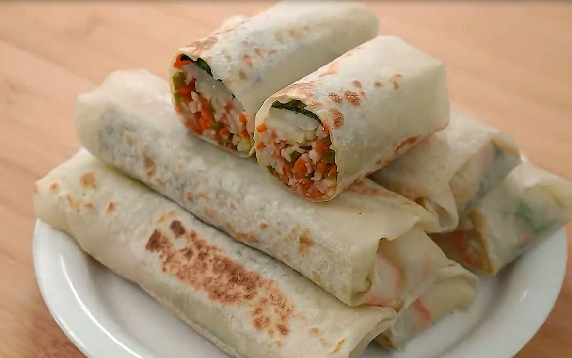 大饼卷一切,大人小孩都爱吃!