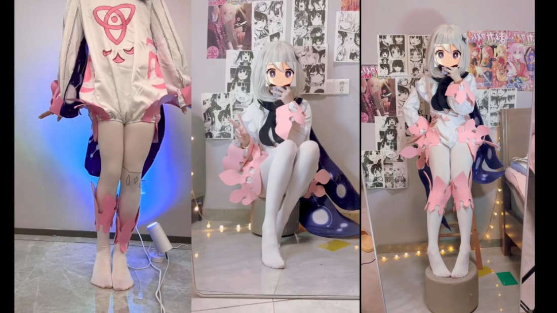 旅行者应急食品其实也很可爱的 原神派蒙cos