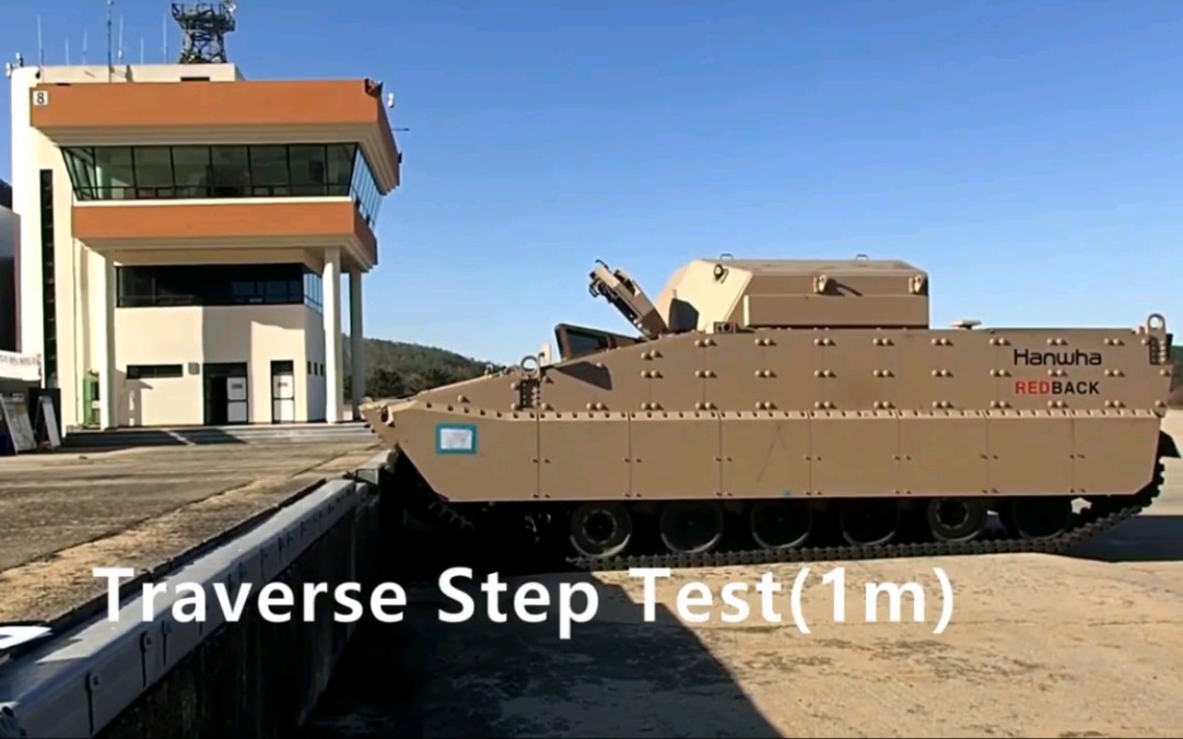 军事韩国as21红背蜘蛛步兵战车测试