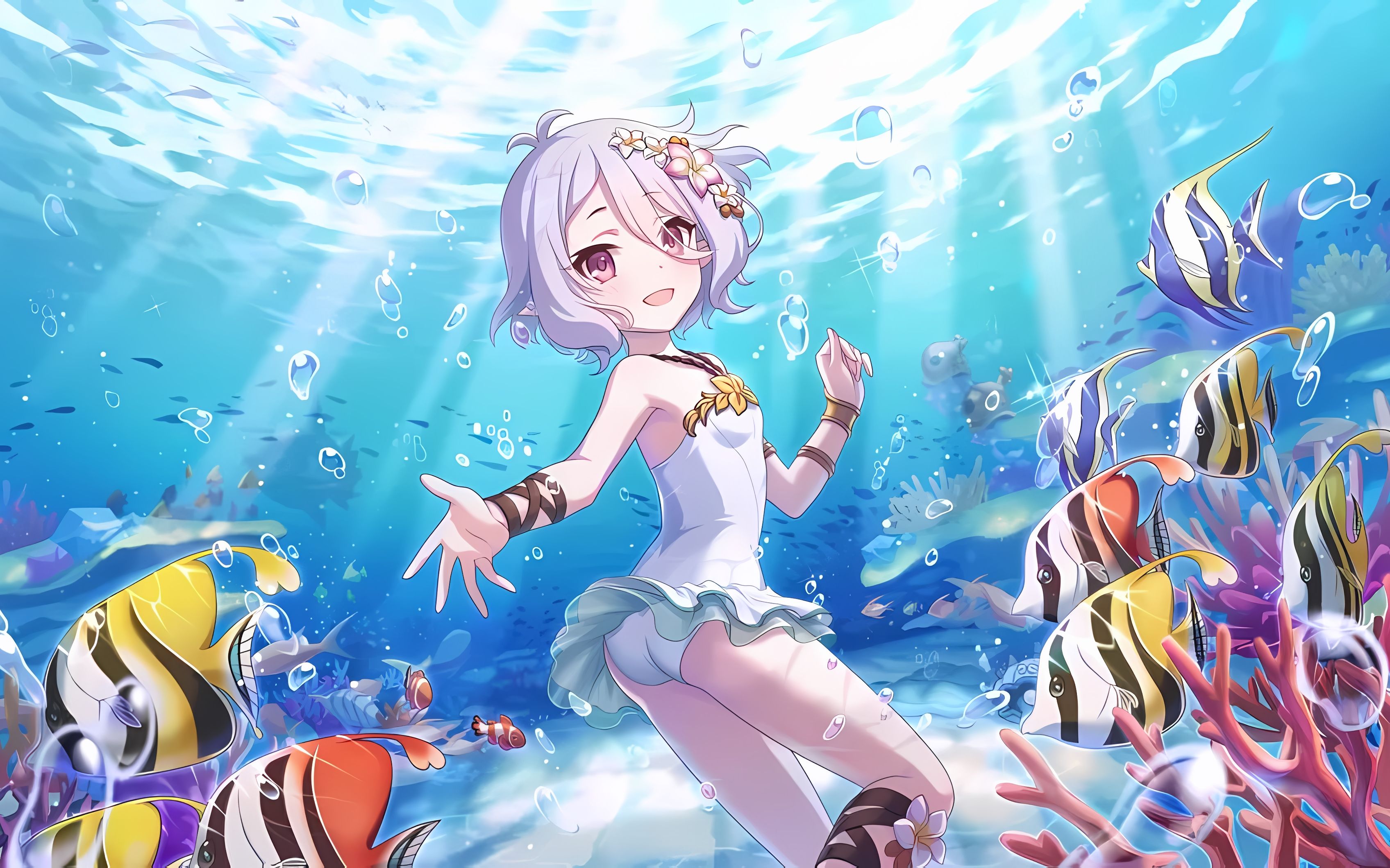 【公主连结】记录水母(泳装可可萝)六星解放咯!(物理队法队都有)