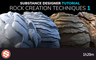 【独家代理】【英语中字】Substance Designer岩石创作技巧及高级案例教学 1哔哩哔哩bilibili