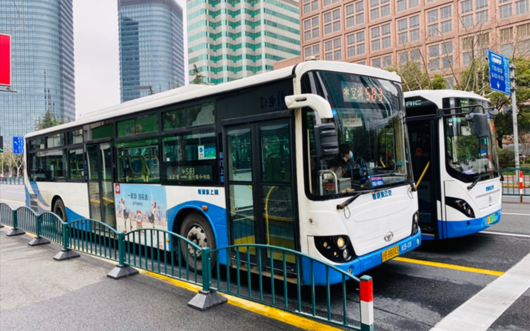 上海公交 浦东上南583路 大宇w2b 运行实录_哔哩哔哩 (゜-゜)つロ