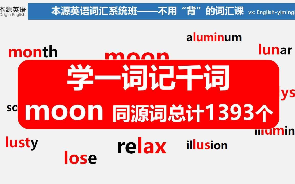 [图]格林定律——古英语单词moon的1393个同源词演化逻辑