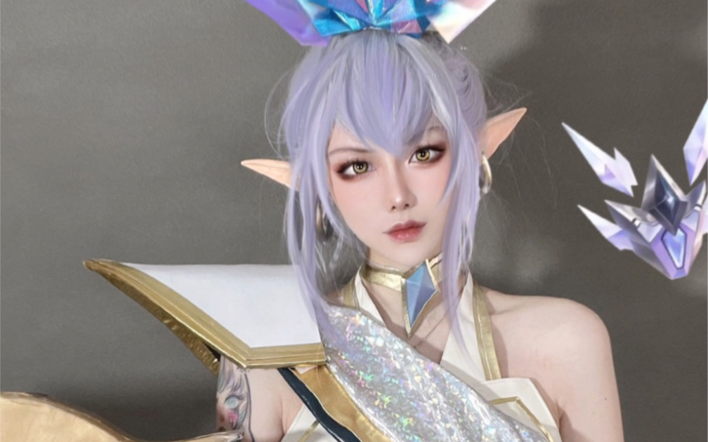 【leeleelee】英雄联盟至臻风女cos-风啊带我一程吧