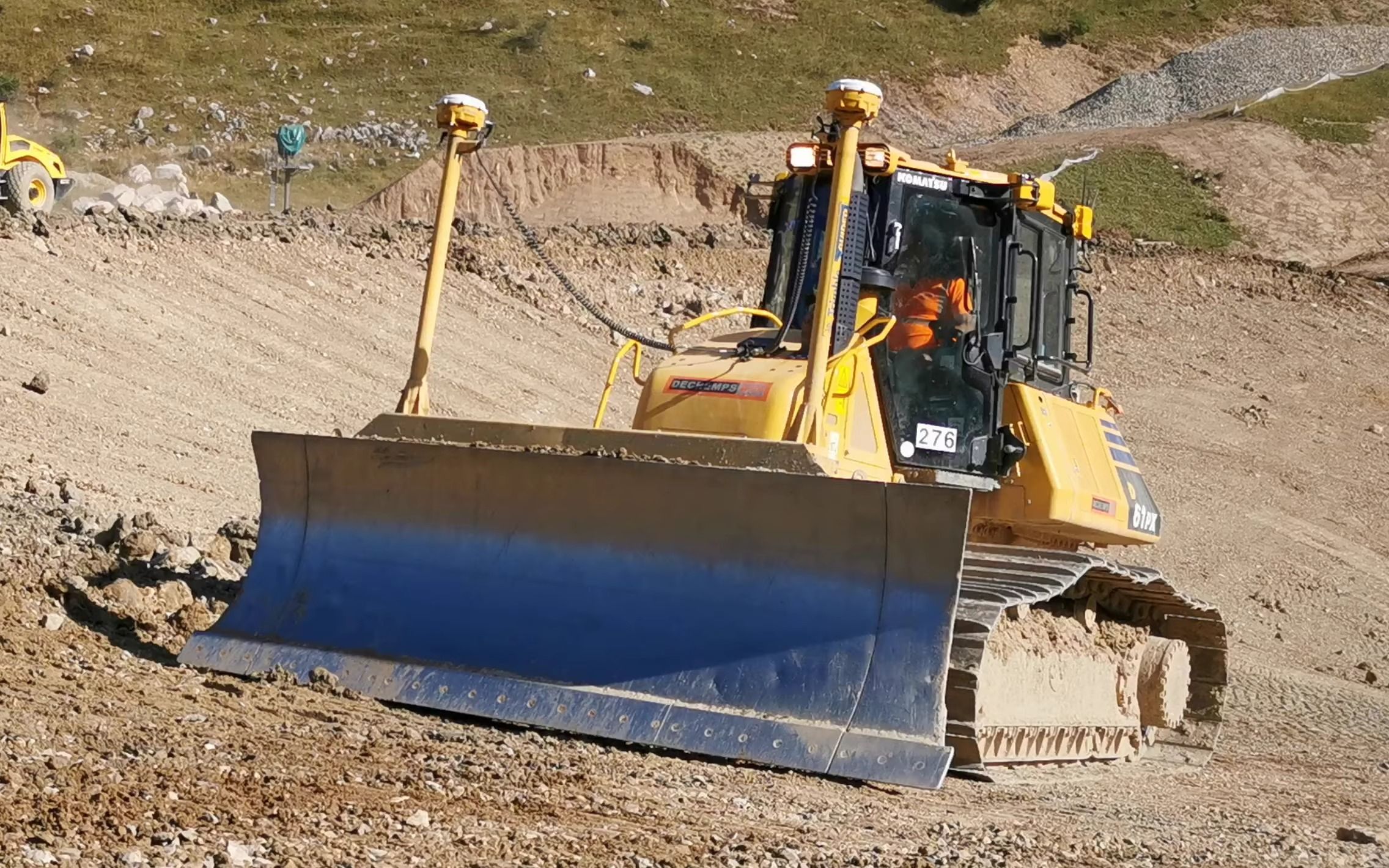 小松d61px推土机施工作业