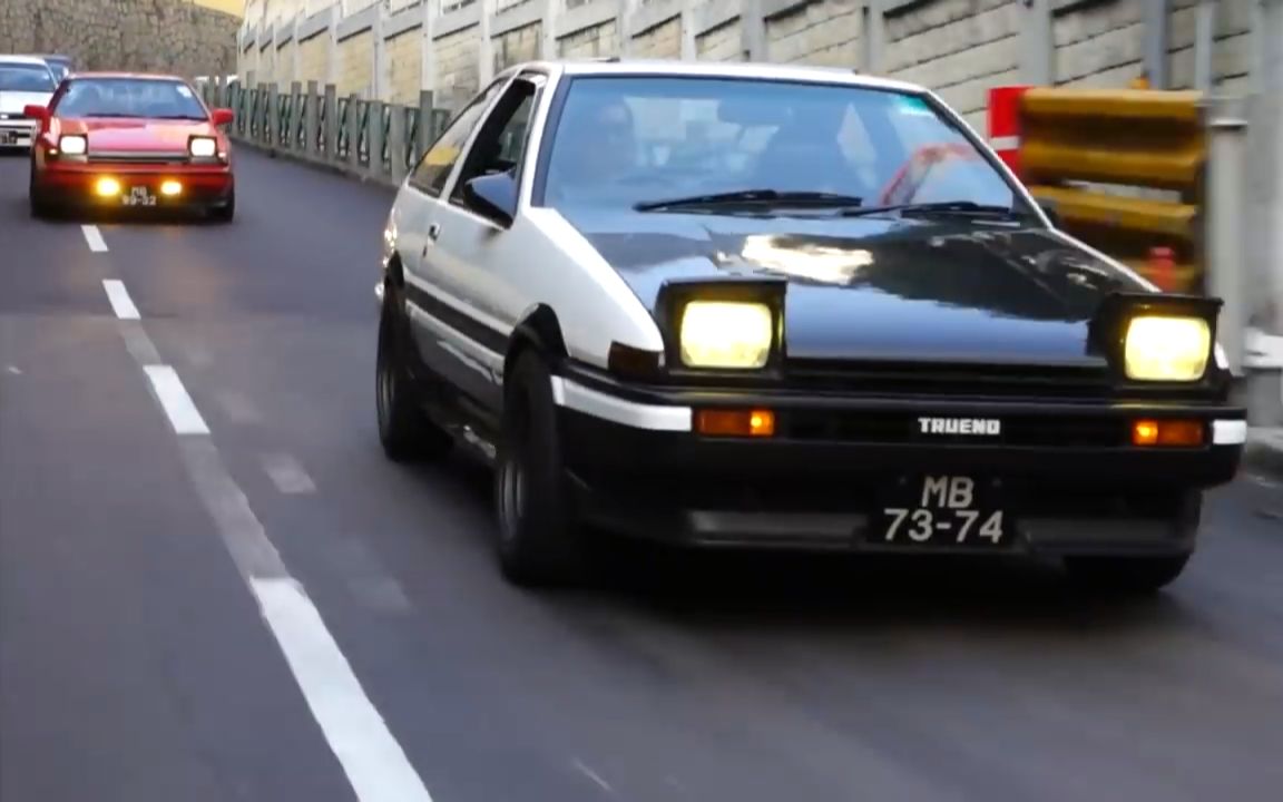 頭文字d藤原豆腐店 拓海座駕 ae86 成都車展實拍