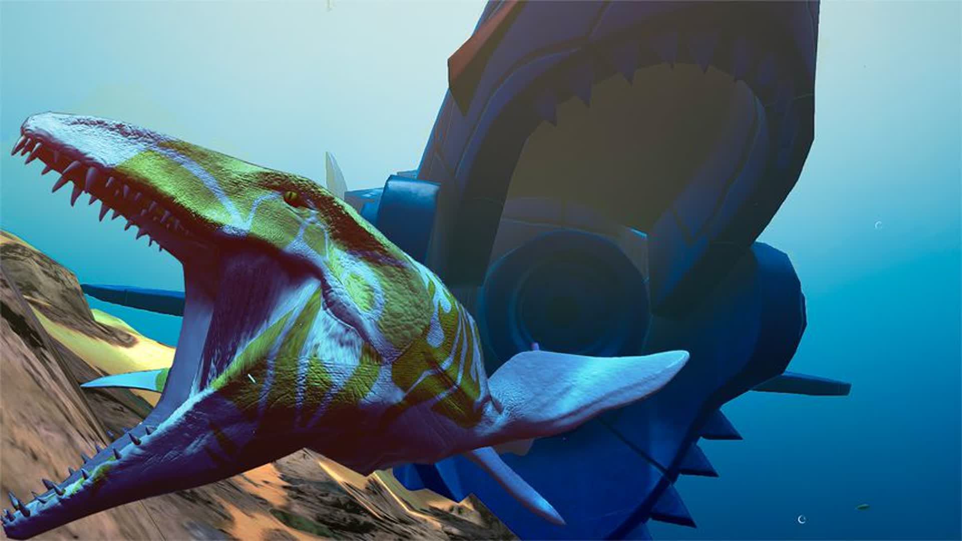 海底大猎杀:咸鱼变身机甲鲨鱼,小小沧龙不在话下!