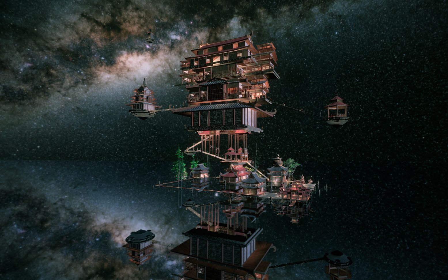 【罗小黑战记&flow scape】夜晚的妖灵会馆