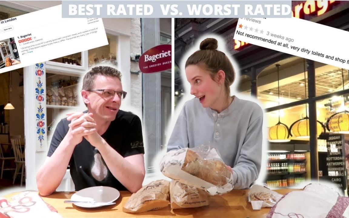 [图]【Grackle】伦敦评分最高vs最低的面包店｜went to the best and worst rated Bakeries in London...