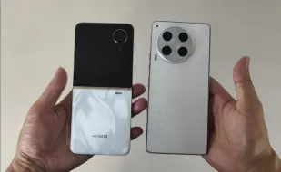 Download Video: 荣耀Honor Magic V Flip Vs 传音Tecno Camon30 5G，谁最美白色手机？