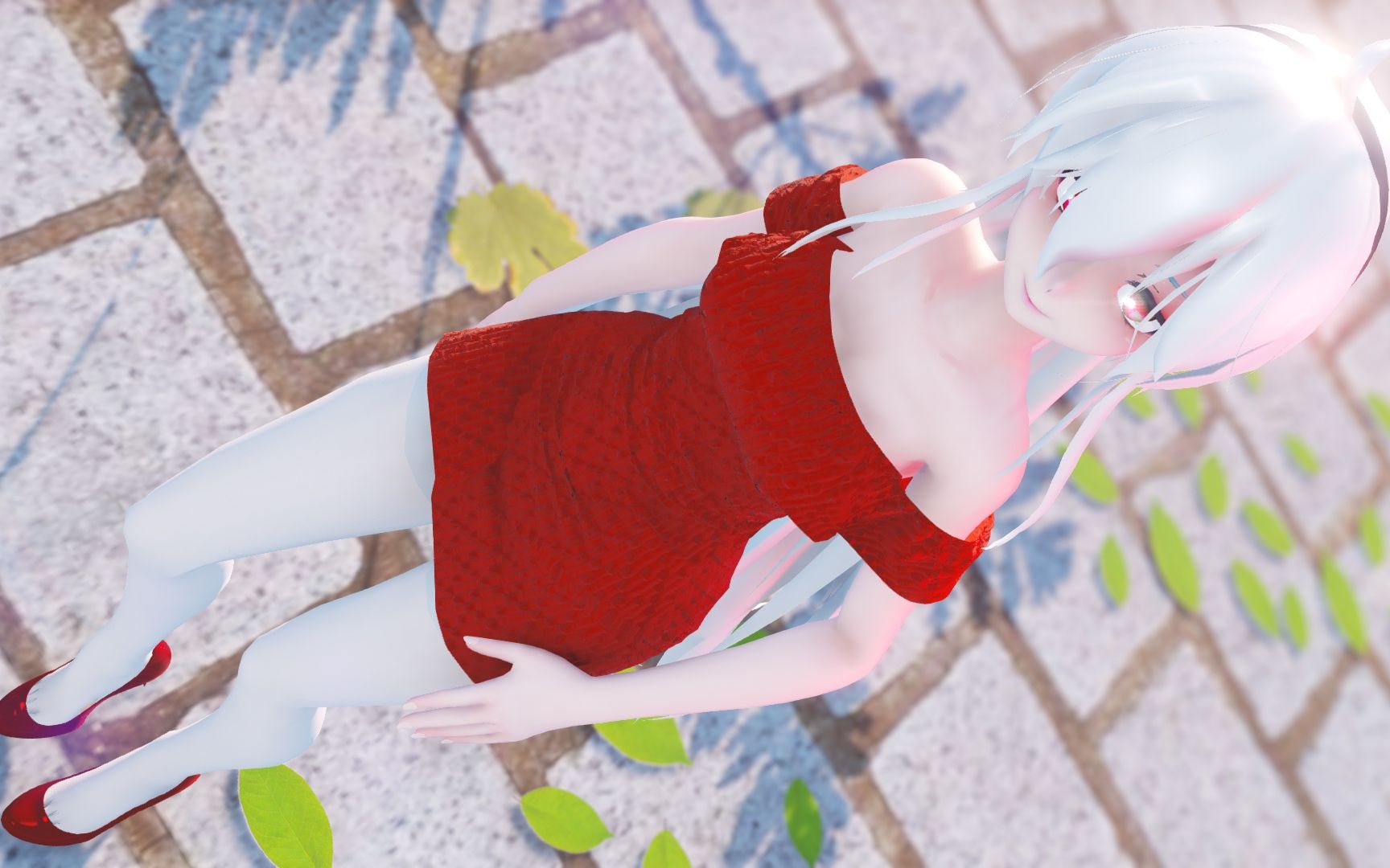 【mmd】你们要的白丝弱音来了 action 4k!