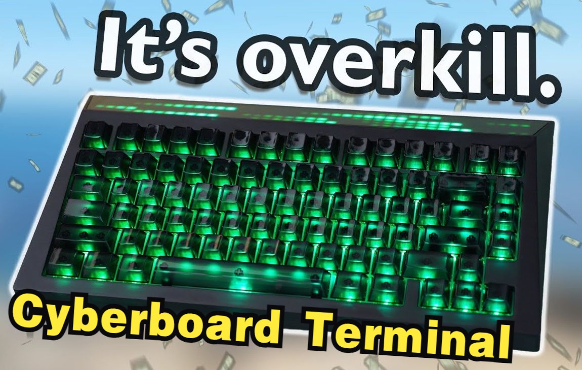 【键盘 | CC中英字幕】Angry Miao(怒喵科技)发布客制化机械键盘 Cyberboard Terminal | 最贵的机械键盘哔哩哔哩bilibili