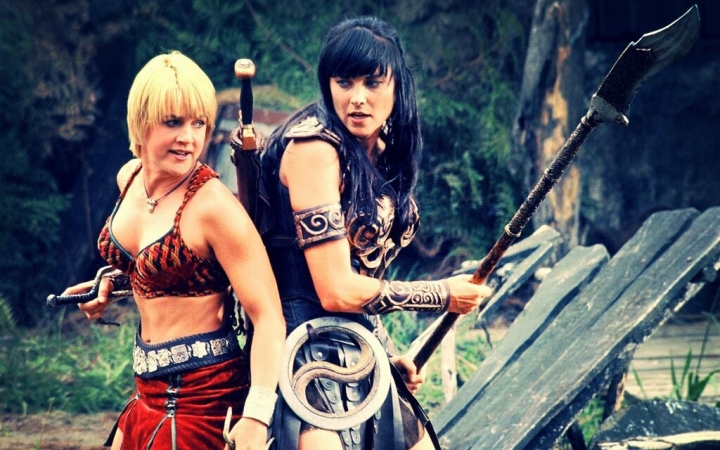 Xena Warrior Princess【Xena】 Behind the Scenes Friend In Ne哔哩哔哩bilibili