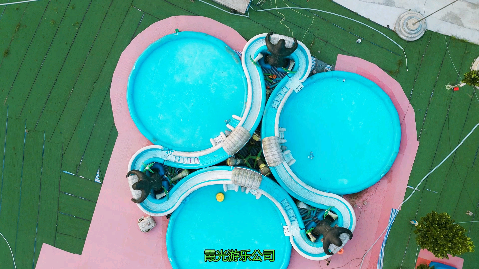 好物推荐 #充气游泳池 #水上运动 ,霞光游乐 大型充气水池儿童葱屯