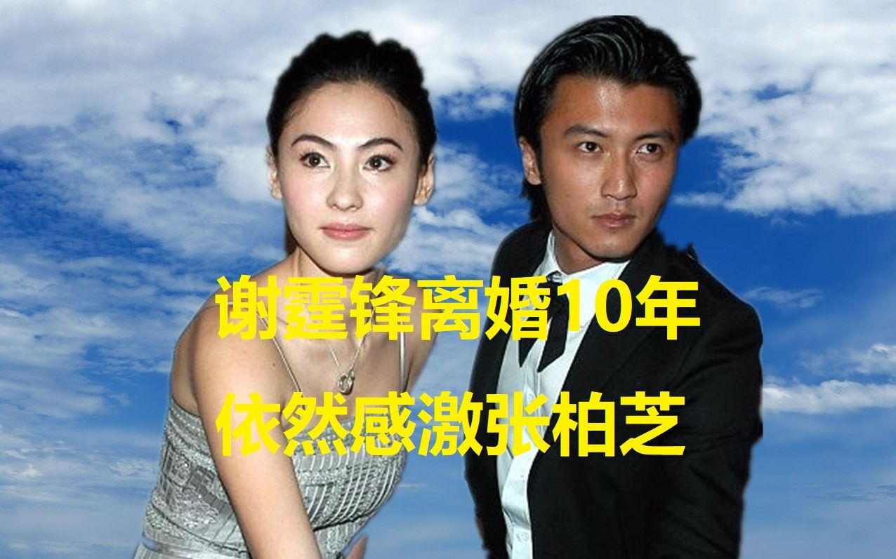 谢霆锋张柏芝离婚10年,状况天差地别,谢霆锋依旧感谢前妻