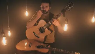 双吉他+口琴经典再现，这个杀手不太冷《Shape of My Heart》【Luca Stricagnoli】