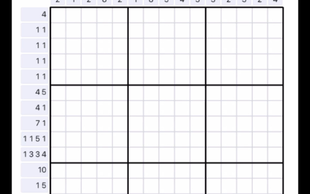 nonogram数织迷你喜日式拼图题库困难昆虫蝴蝶蚊子