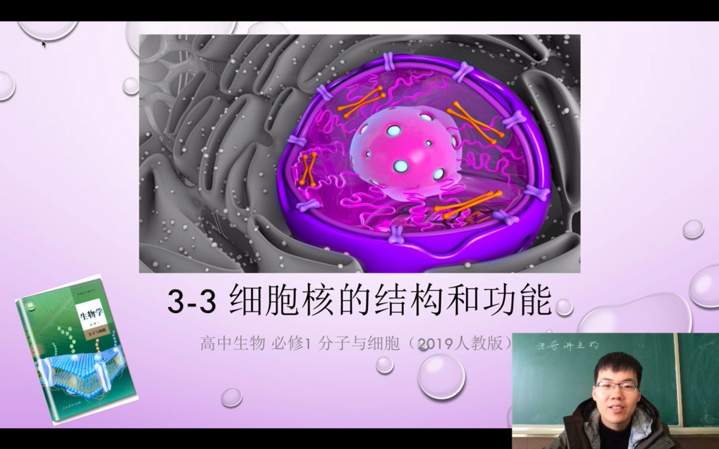 [图]【生哥讲生物】必修1 3-3 细胞核的结构和功能——高中生物