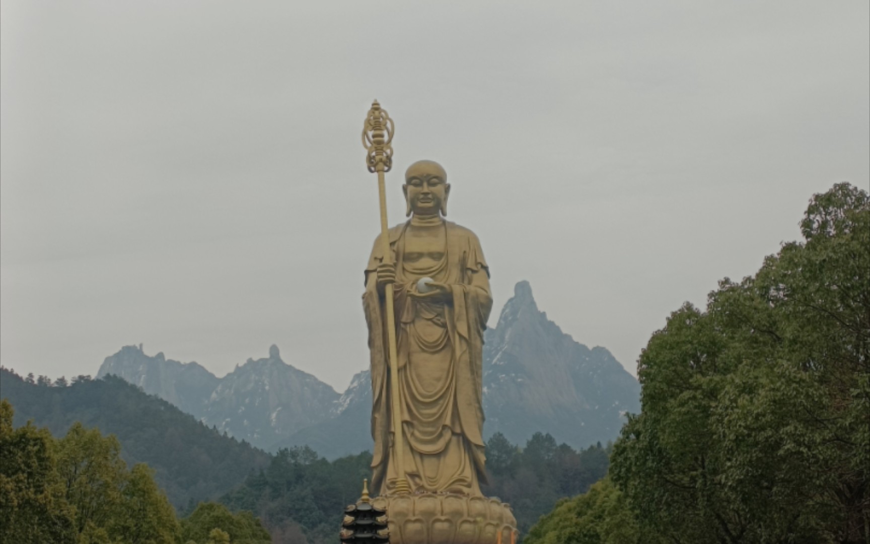 1月26日九華山——大願文化園-地藏王聖像