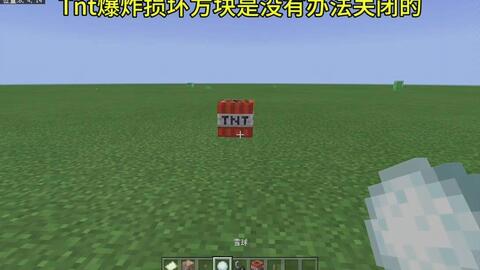 我的世界tnt爆炸不破坏地形命令学习 哔哩哔哩 Bilibili