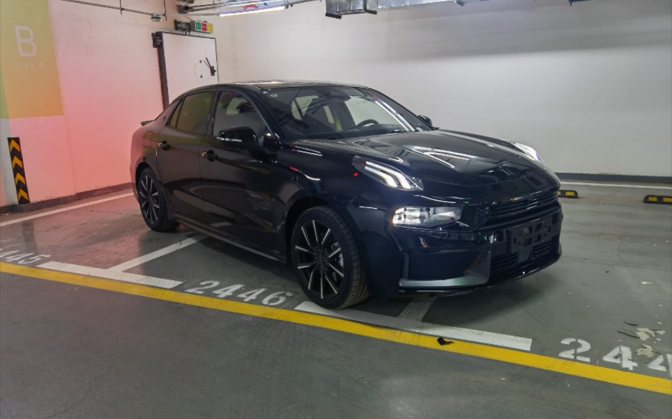 黑色领克03 启动熄火沉浸式体验