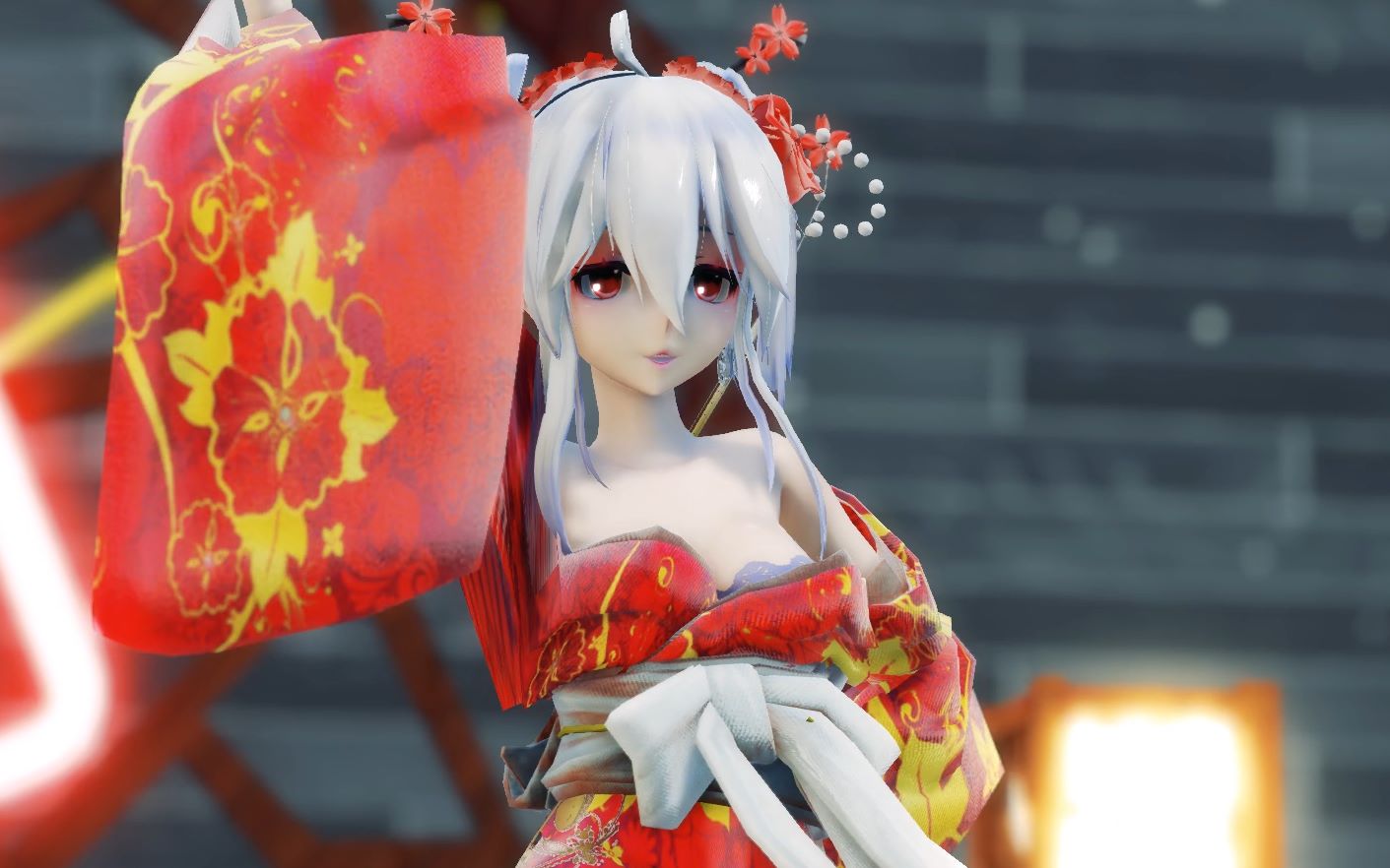 【唯美向mmd】我弱美如仙!【弱音haku】【红昭愿】【1080p60fps】