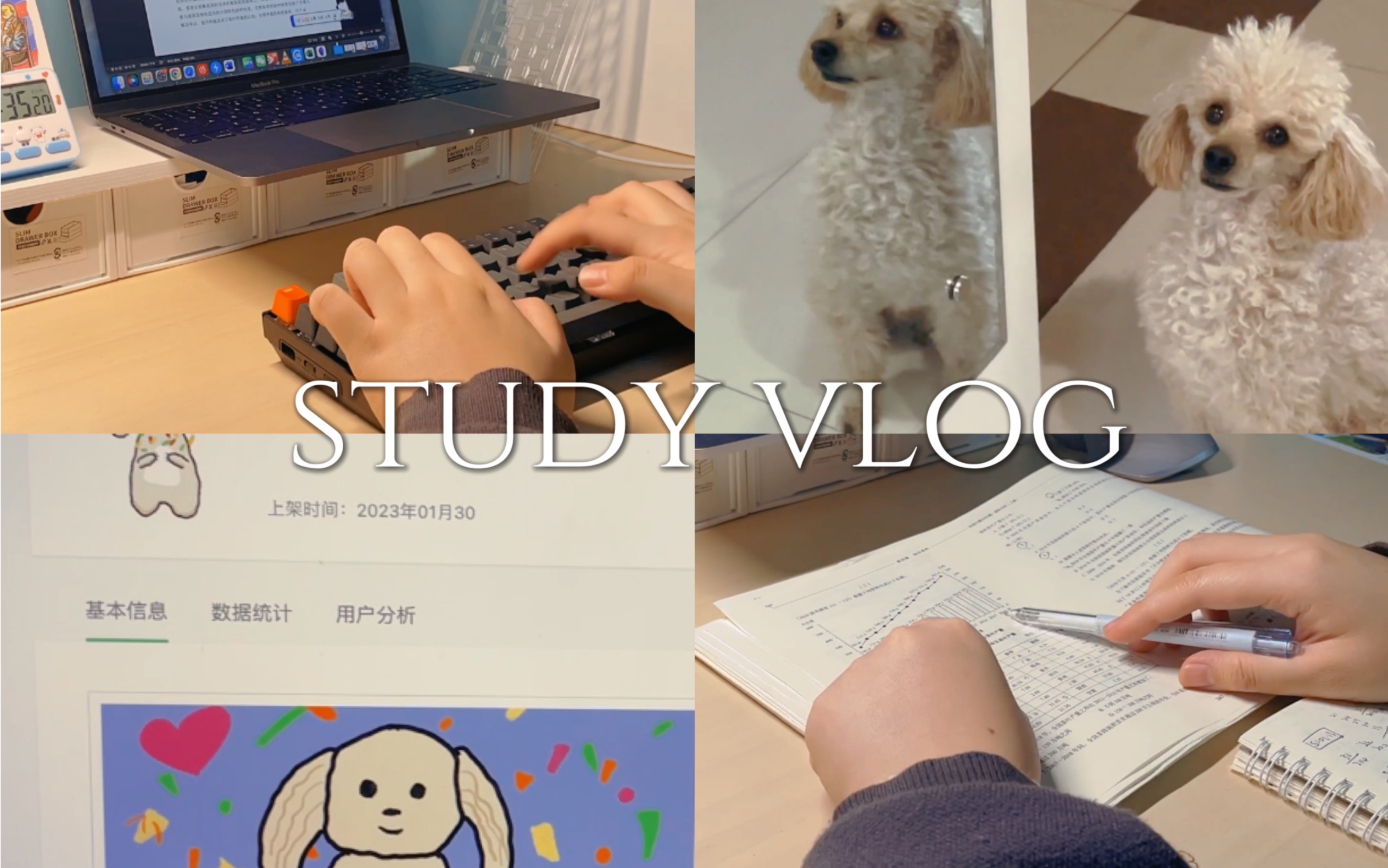 study vlog/居家备考日常/高效刷题8小时/人生是想象的集合体哔哩哔哩bilibili