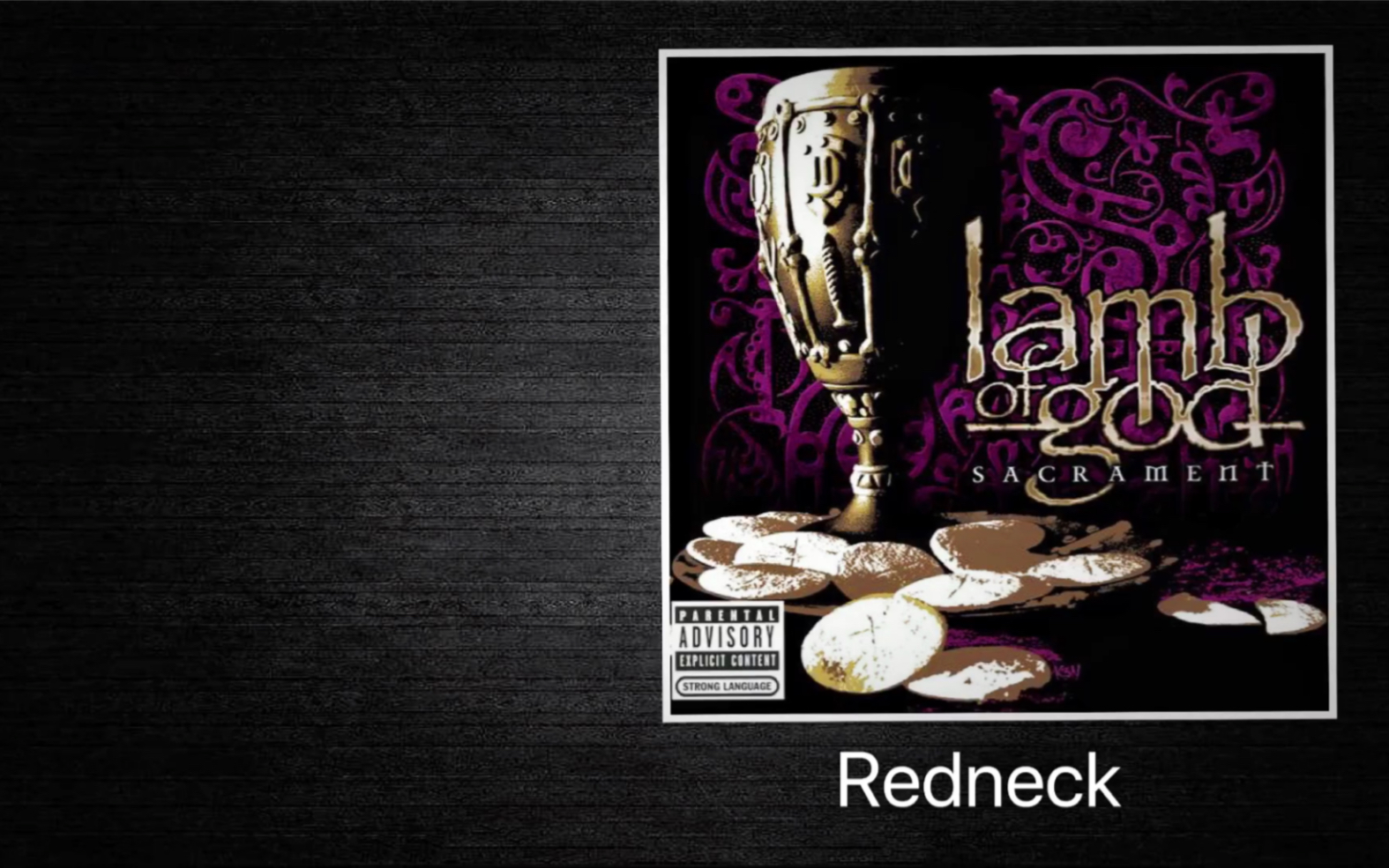 rednecklambofgod上帝的羔羊无吉他伴奏