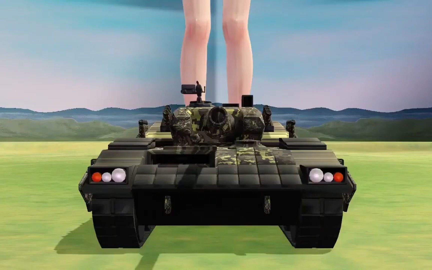 巨大娘大战坦克团 巨大娘的诅咒 巨大化 [mmd giantess]