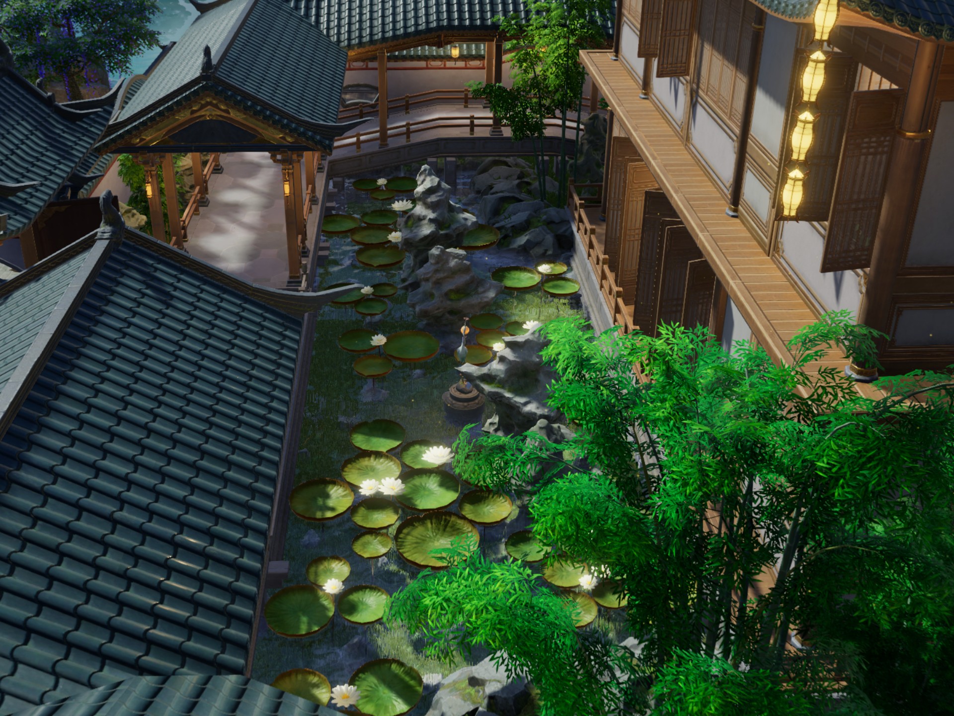 【剑网3家园】栖迟小筑跑图