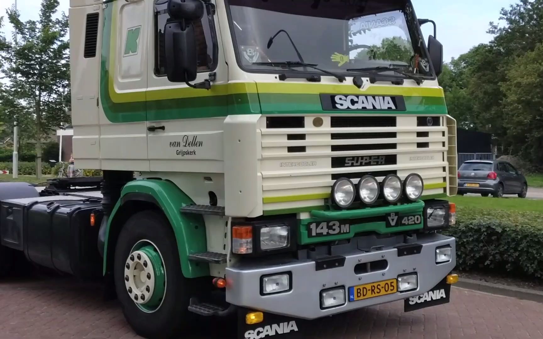 斯堪尼亚scania143卡车聚会